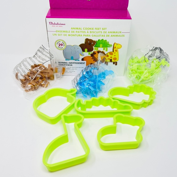 Bakelicious Animal Cookie Feet set cookie cutters - Picture 5 of 6